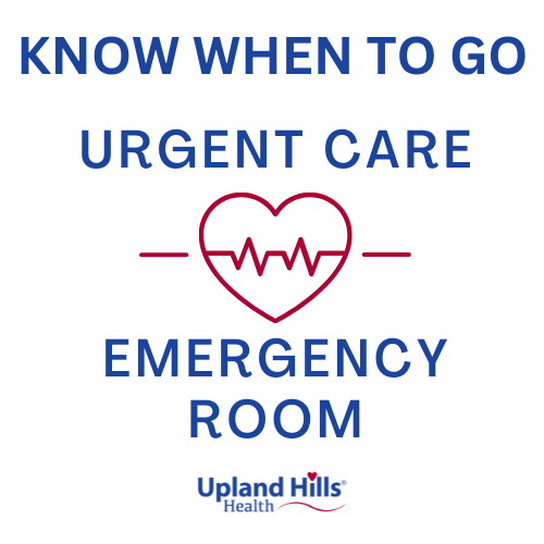 Should you go to the Urgent Care or the Emergency Room?